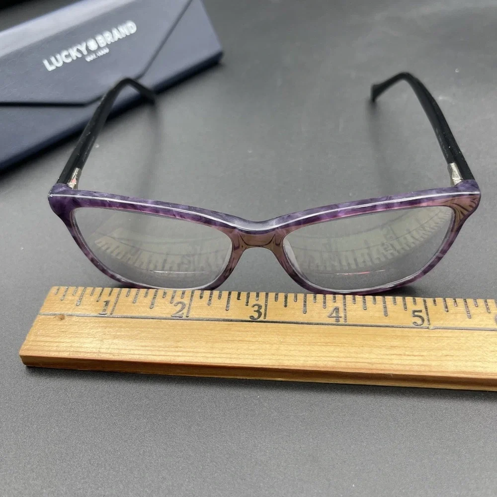 Lucky Brand DS11 Eyeglasses Frame Purple 55-15-140 With Case‎